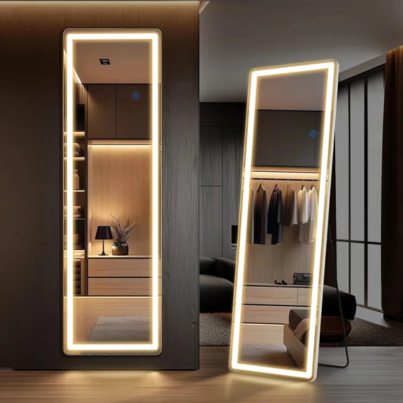 LED+Full+Length+Mirror+with+Adjustable+Lighting&Dimmable+Brightness-674401104