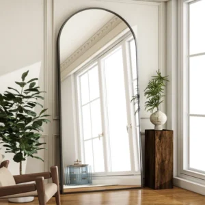 Queenborough Oversized Full Length Mirror Arch Floor Mirror